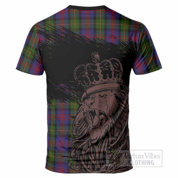 MacLennan (McLennan) Tartan Crest T-Shirt Crowned Lion Heritage Style