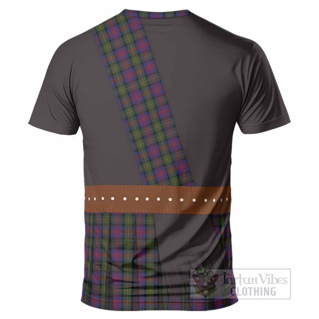 MacLennan (McLennan) Tartan Crest T-Shirt Kilt Costume Style