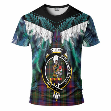MacLennan (McLennan) Tartan Crest T-Shirt New Zealand Maori Korowai Cloak
