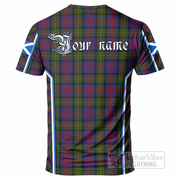 MacLennan (McLennan) Tartan Crest T-shirt Scotland Coat of Arm Flag Style - Tartan Vibes Clothing