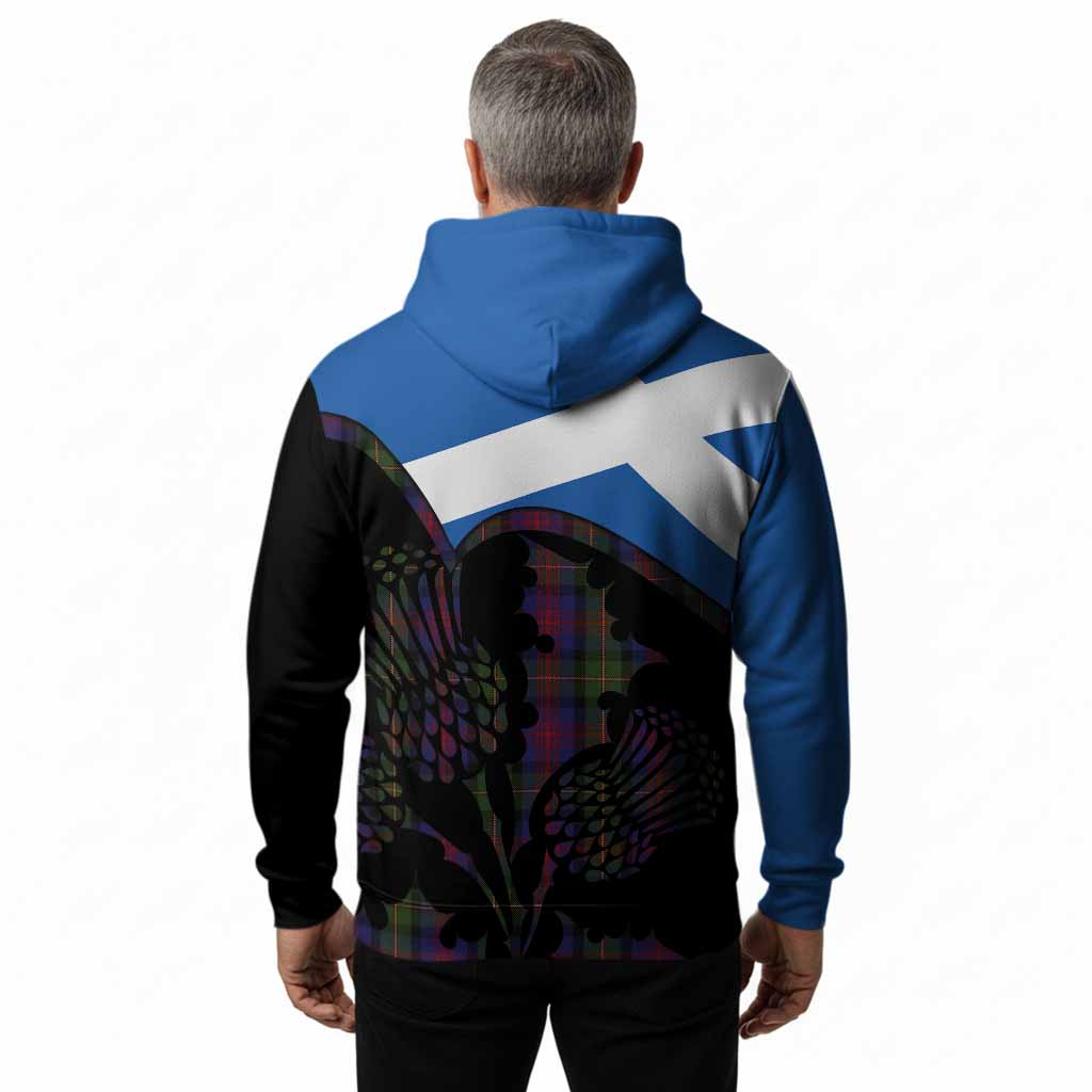 MacLennan (McLennan) Tartan Family Crest Hoodie Scotland Thistle Floral Flag Style