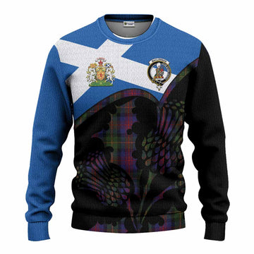 MacLennan (McLennan) Tartan Family Crest Knitted Sweater Scotland Thistle Floral Flag Style