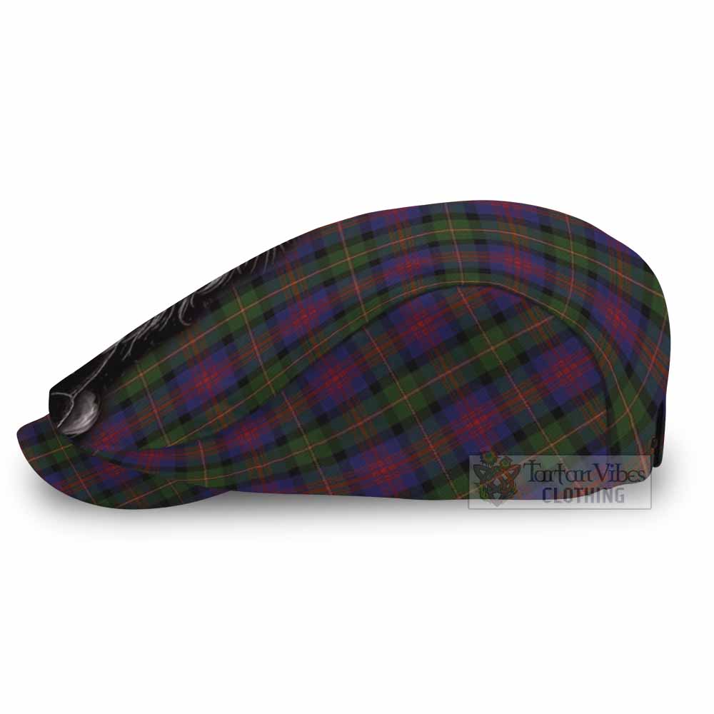 MacLennan (McLennan) Tartan Flat Cap, Jeff Cap Roaring Lion Heritage