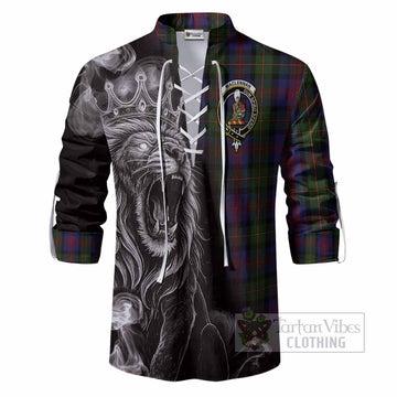 MacLennan (McLennan) Tartan Ghillie Shirt Roaring Lion Heritage