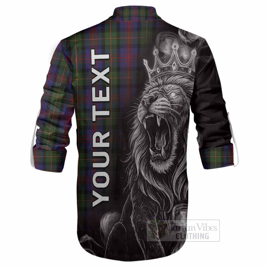 MacLennan (McLennan) Tartan Ghillie Shirt Roaring Lion Heritage