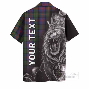 MacLennan (McLennan) Tartan Hawaiian Shirt Roaring Lion Heritage