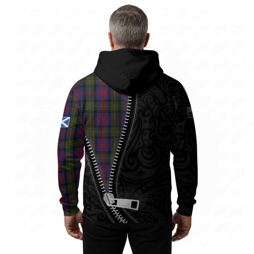 MacLennan (McLennan) Tartan Hoodie New Zealand Pattern Unique Zipper Stylized