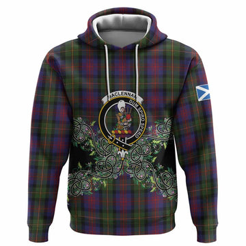 MacLennan (McLennan) Tartan Hoodie Thistle Scottish Spirit