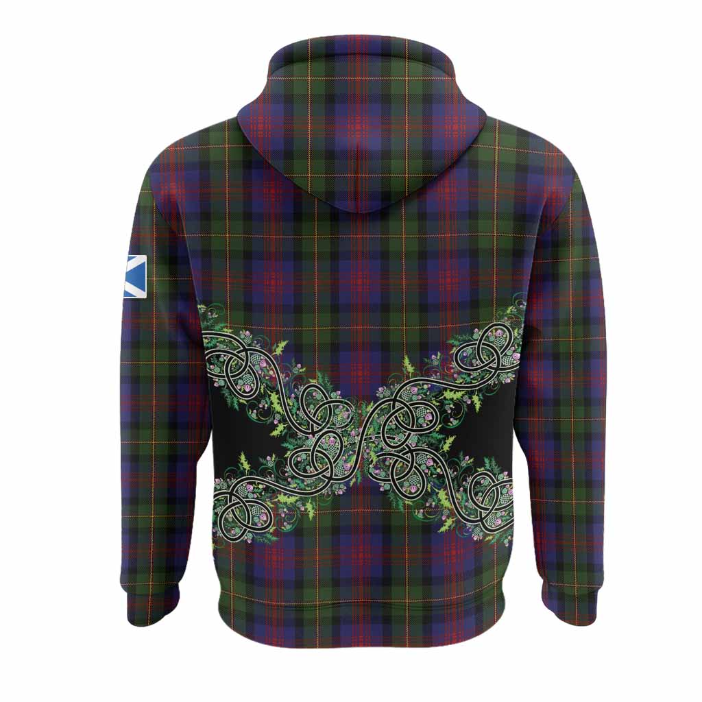 MacLennan (McLennan) Tartan Hoodie Thistle Scottish Spirit