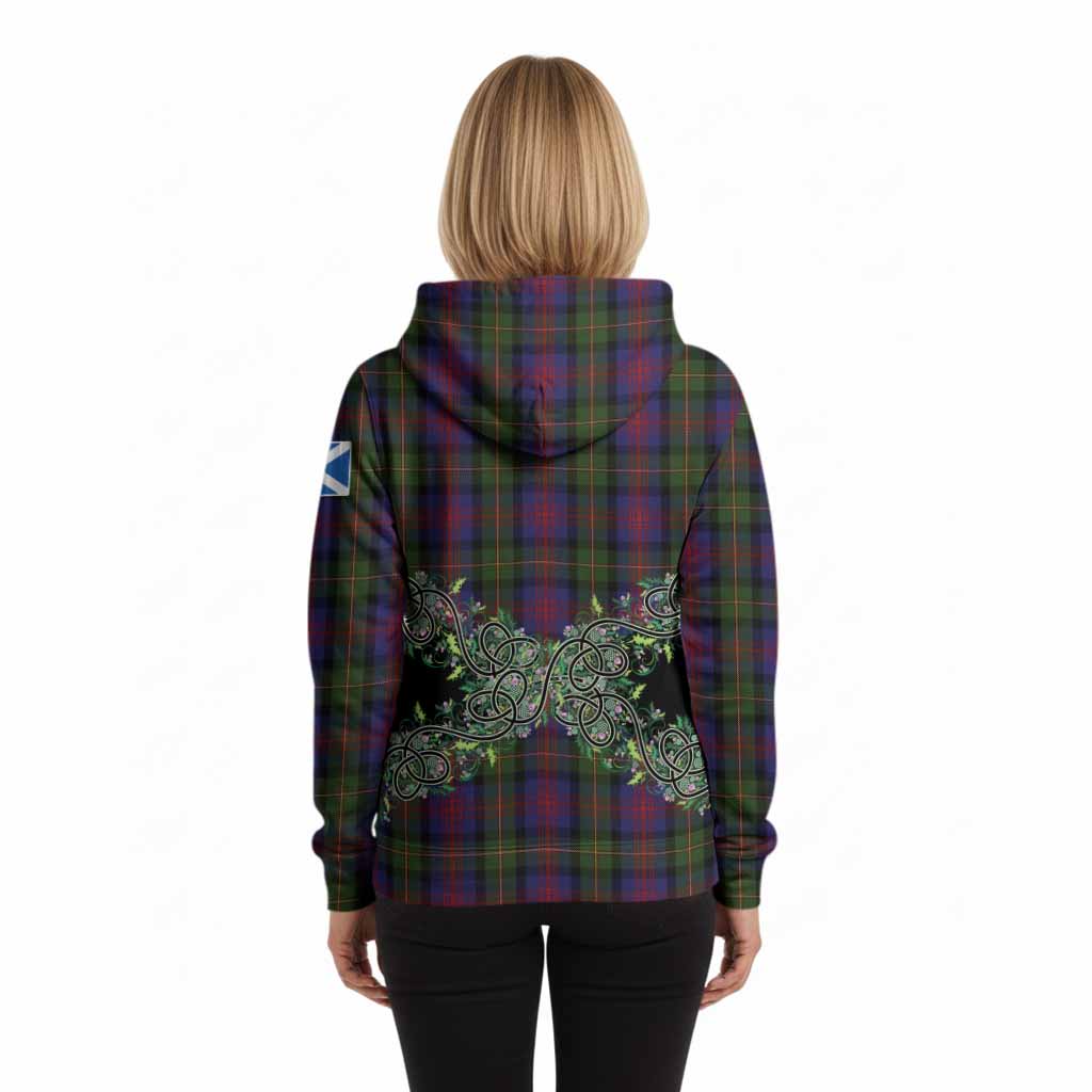 MacLennan (McLennan) Tartan Hoodie Thistle Scottish Spirit