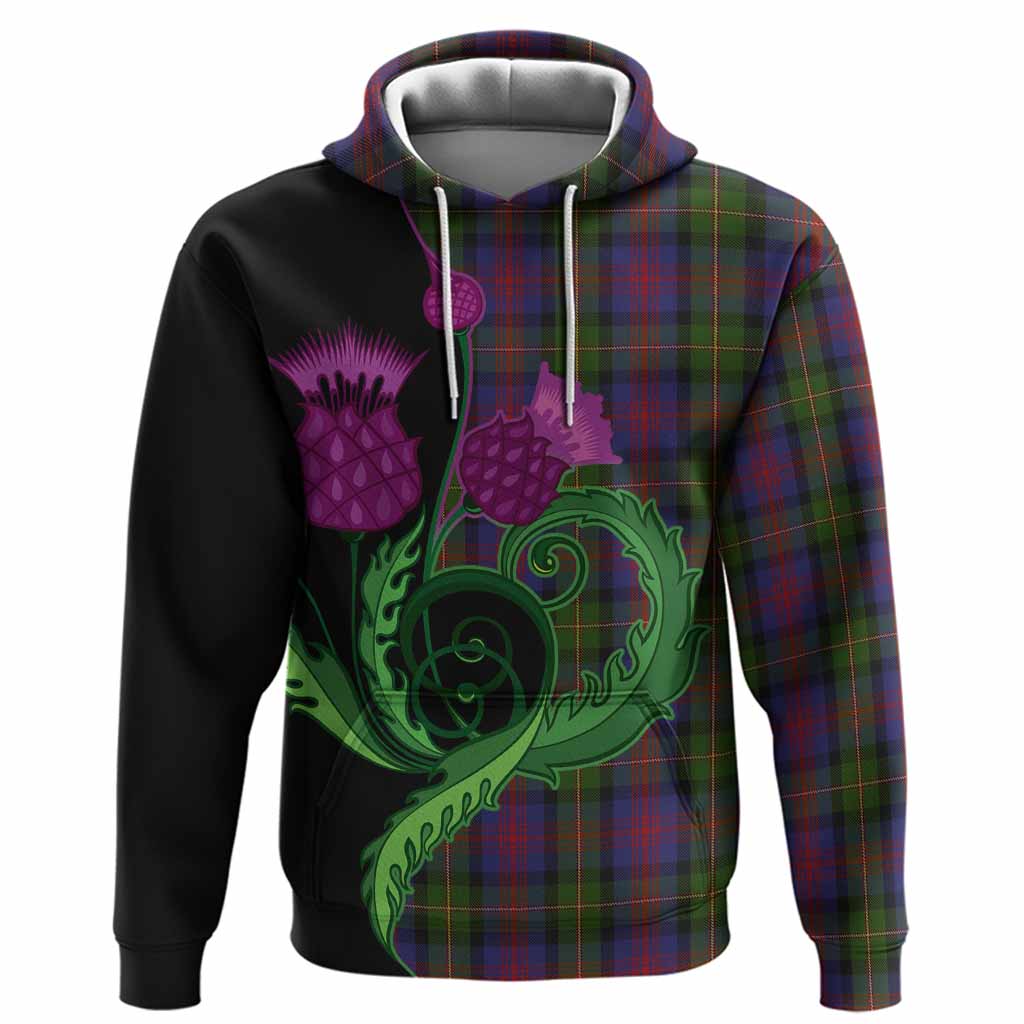 MacLennan (McLennan) Tartan Hoodie Traditional Scottish Thistle