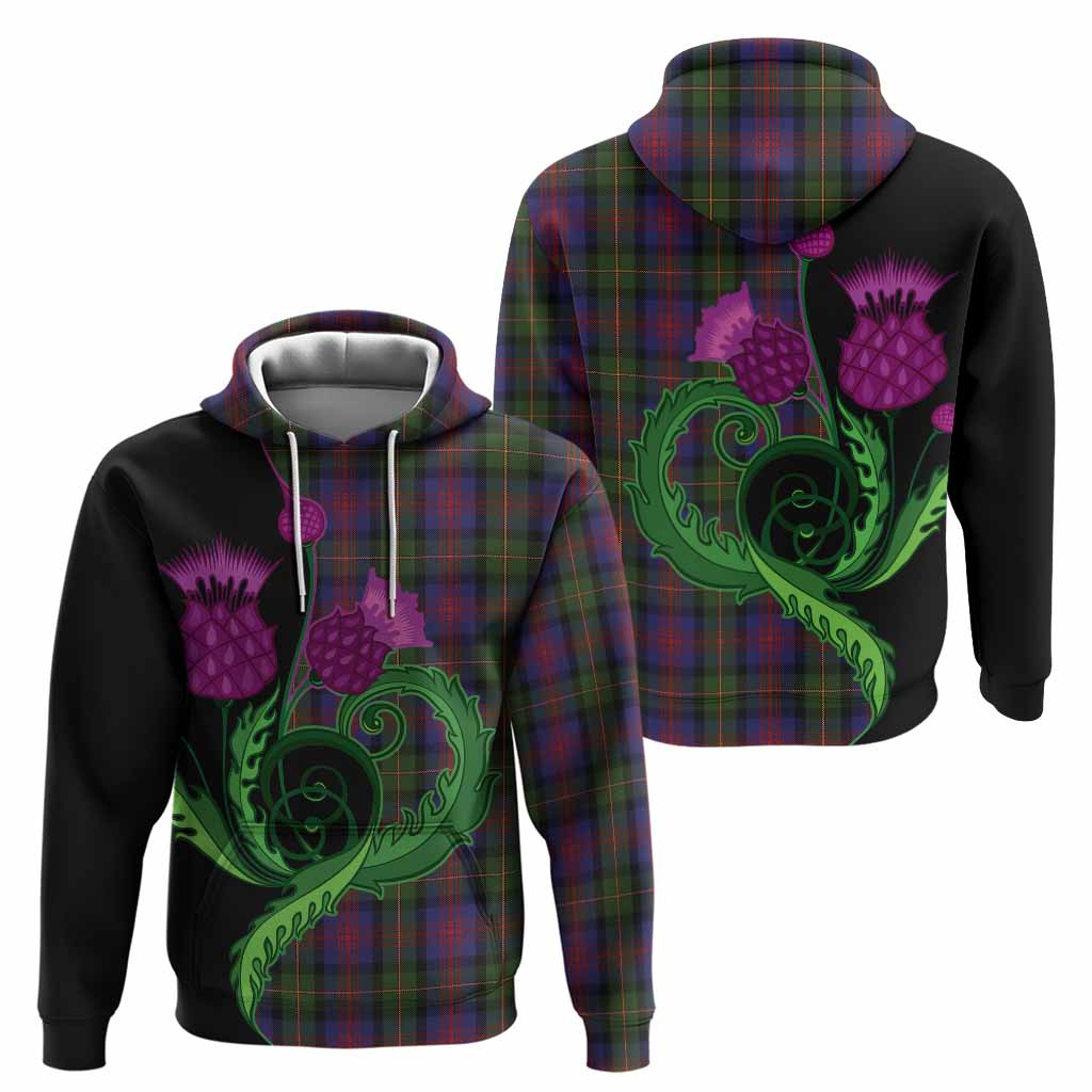 MacLennan (McLennan) Tartan Hoodie Traditional Scottish Thistle