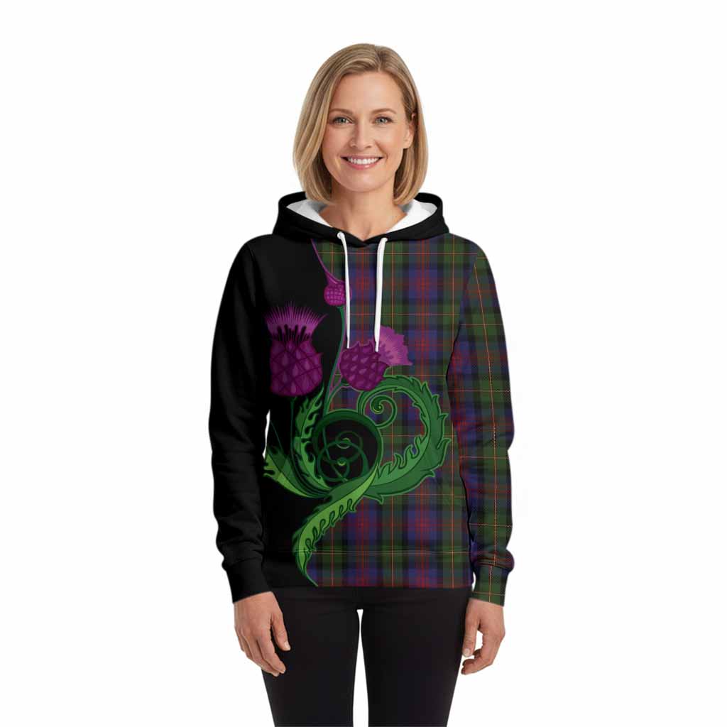 MacLennan (McLennan) Tartan Hoodie Traditional Scottish Thistle
