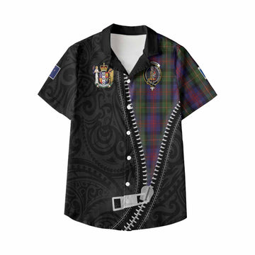 MacLennan (McLennan) Tartan Kid Hawaiian Shirt New Zealand Pattern Unique Zipper Stylized
