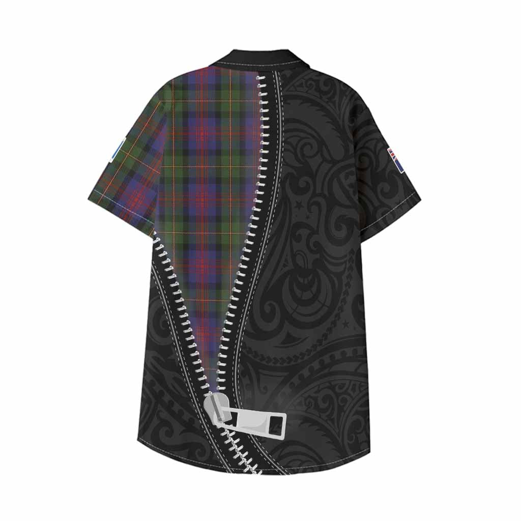 MacLennan (McLennan) Tartan Kid Hawaiian Shirt New Zealand Pattern Unique Zipper Stylized