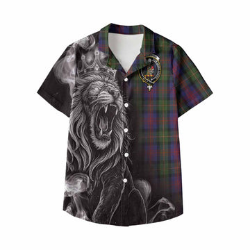 MacLennan (McLennan) Tartan Kid Hawaiian Shirt Roaring Lion Heritage