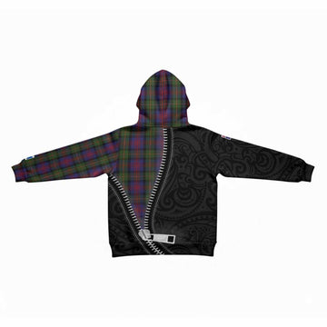 MacLennan (McLennan) Tartan Kid Hoodie New Zealand Pattern Unique Zipper Stylized