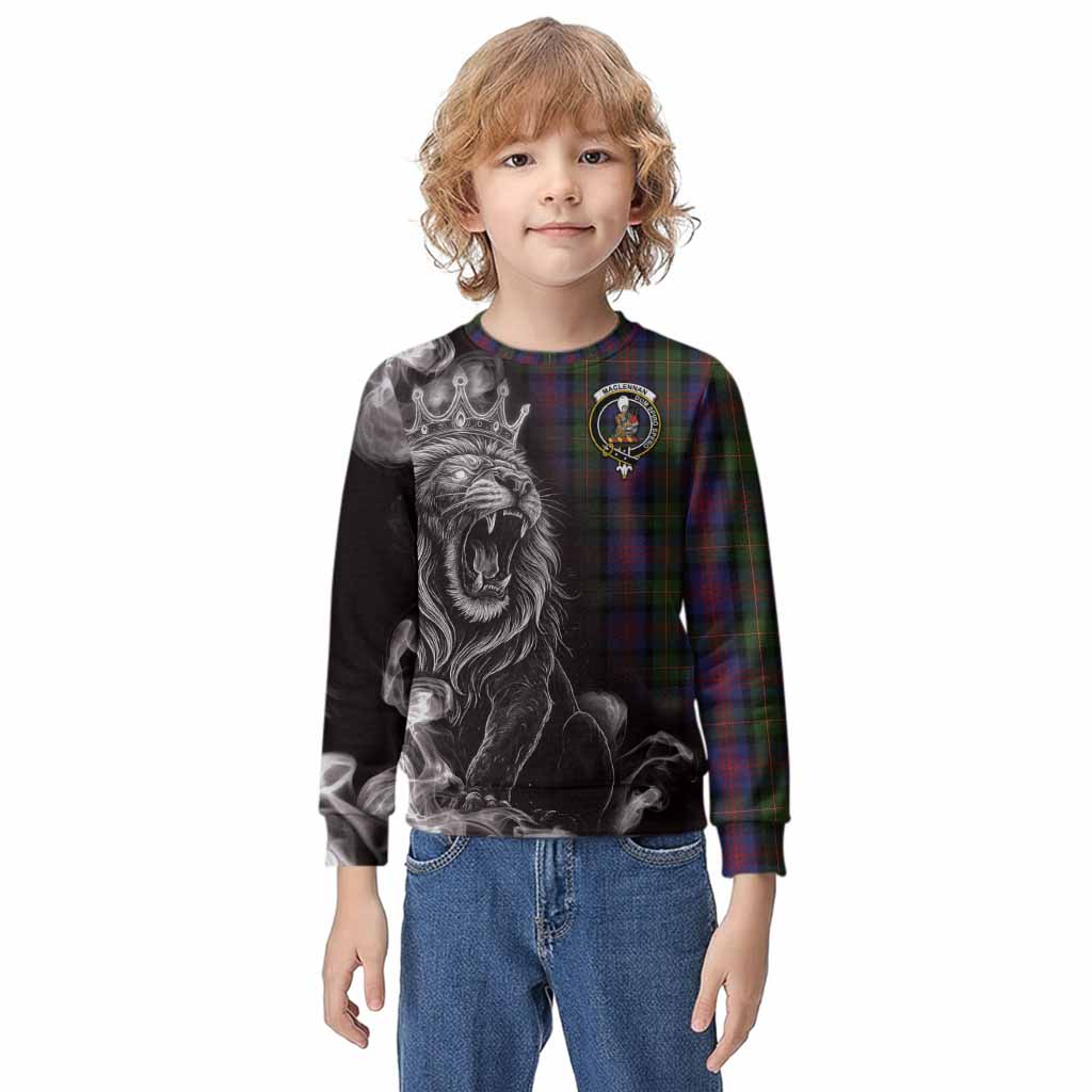 MacLennan (McLennan) Tartan Kid Knitted Sweatshirt Roaring Lion Heritage