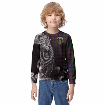 MacLennan (McLennan) Tartan Kid Knitted Sweatshirt Roaring Lion Heritage