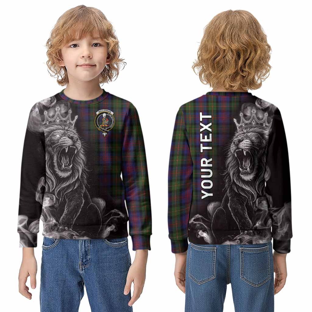 MacLennan (McLennan) Tartan Kid Knitted Sweatshirt Roaring Lion Heritage