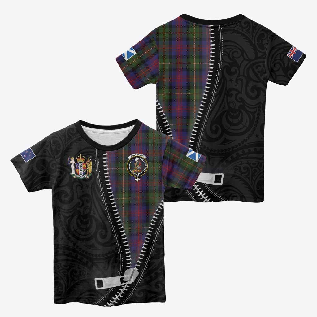 MacLennan (McLennan) Tartan Kid T-shirt New Zealand Pattern Unique Zipper Stylized