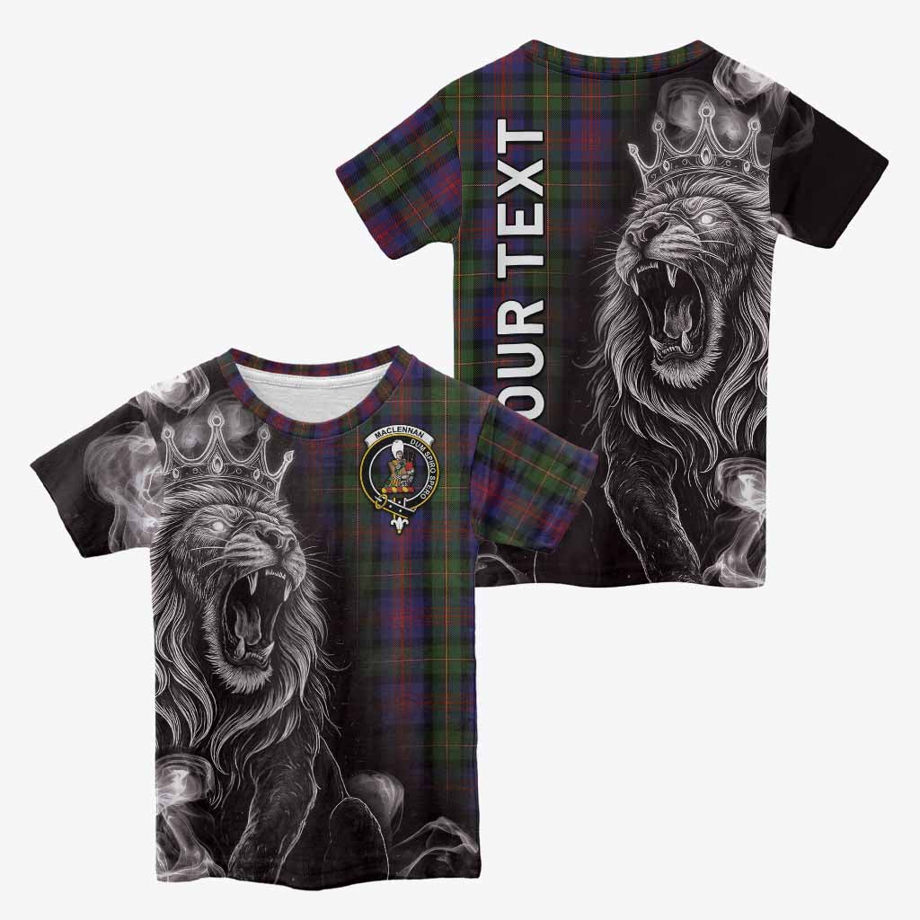 MacLennan (McLennan) Tartan Kid T-shirt Roaring Lion Heritage
