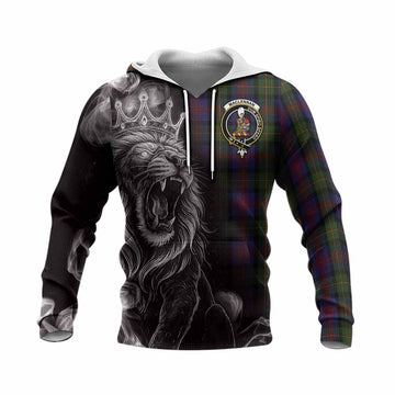 MacLennan (McLennan) Tartan Knitted Hoodie Roaring Lion Heritage
