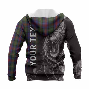MacLennan (McLennan) Tartan Knitted Hoodie Roaring Lion Heritage