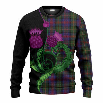 MacLennan (McLennan) Tartan Knitted Sweater Traditional Scottish Thistle