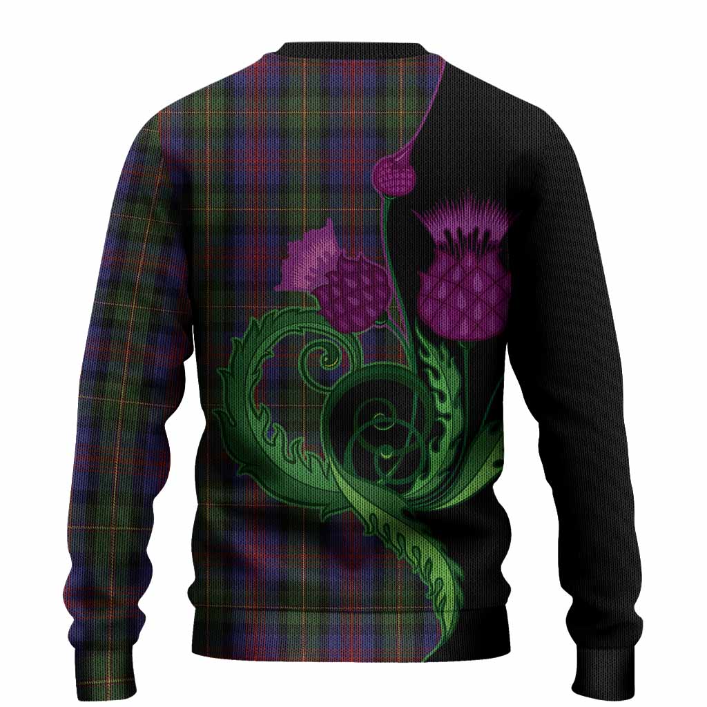 MacLennan (McLennan) Tartan Knitted Sweater Traditional Scottish Thistle