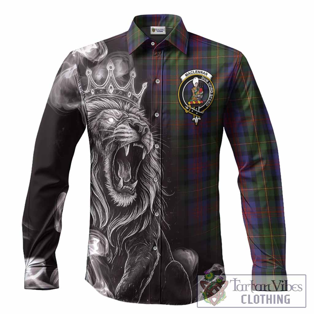 MacLennan (McLennan) Tartan Long Sleeve Button Shirts Roaring Lion Heritage