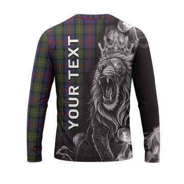 MacLennan (McLennan) Tartan Long Sleeve T-Shirt Roaring Lion Heritage