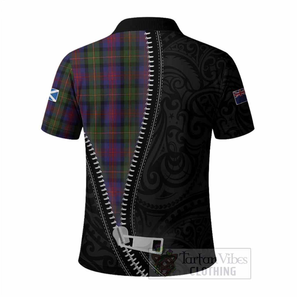 MacLennan (McLennan) Tartan Polo Shirt New Zealand Pattern Unique Zipper Stylized