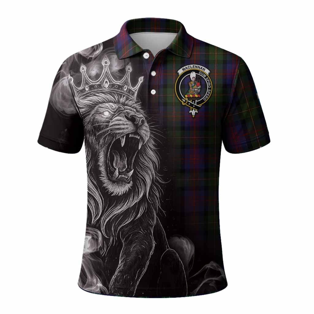 MacLennan (McLennan) Tartan Polo Shirt Roaring Lion Heritage