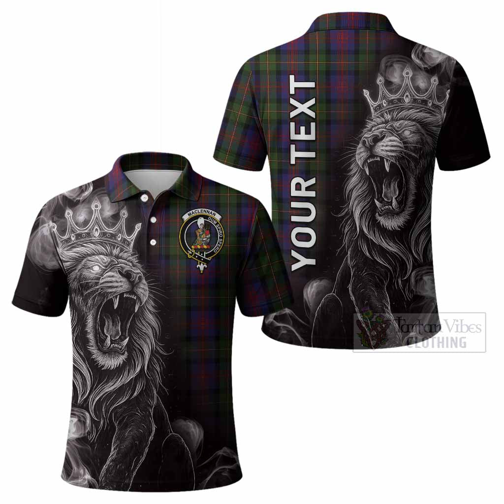 MacLennan (McLennan) Tartan Polo Shirt Roaring Lion Heritage