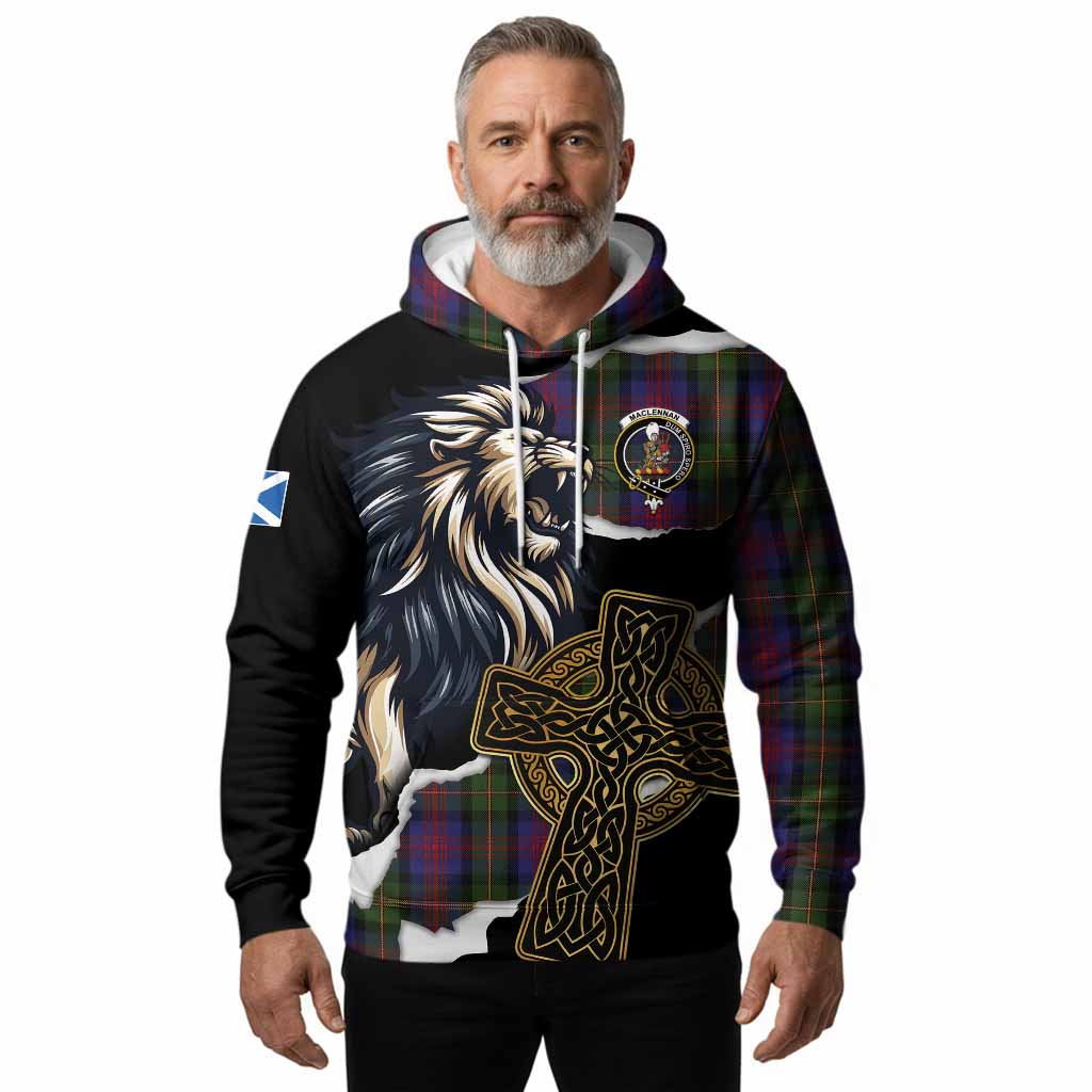 MacLennan (McLennan) Tartan Scottish Hoodie Lion Celtic Heritage