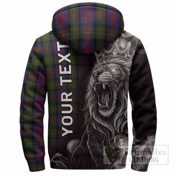 MacLennan (McLennan) Tartan Sherpa Hoodie Roaring Lion Heritage