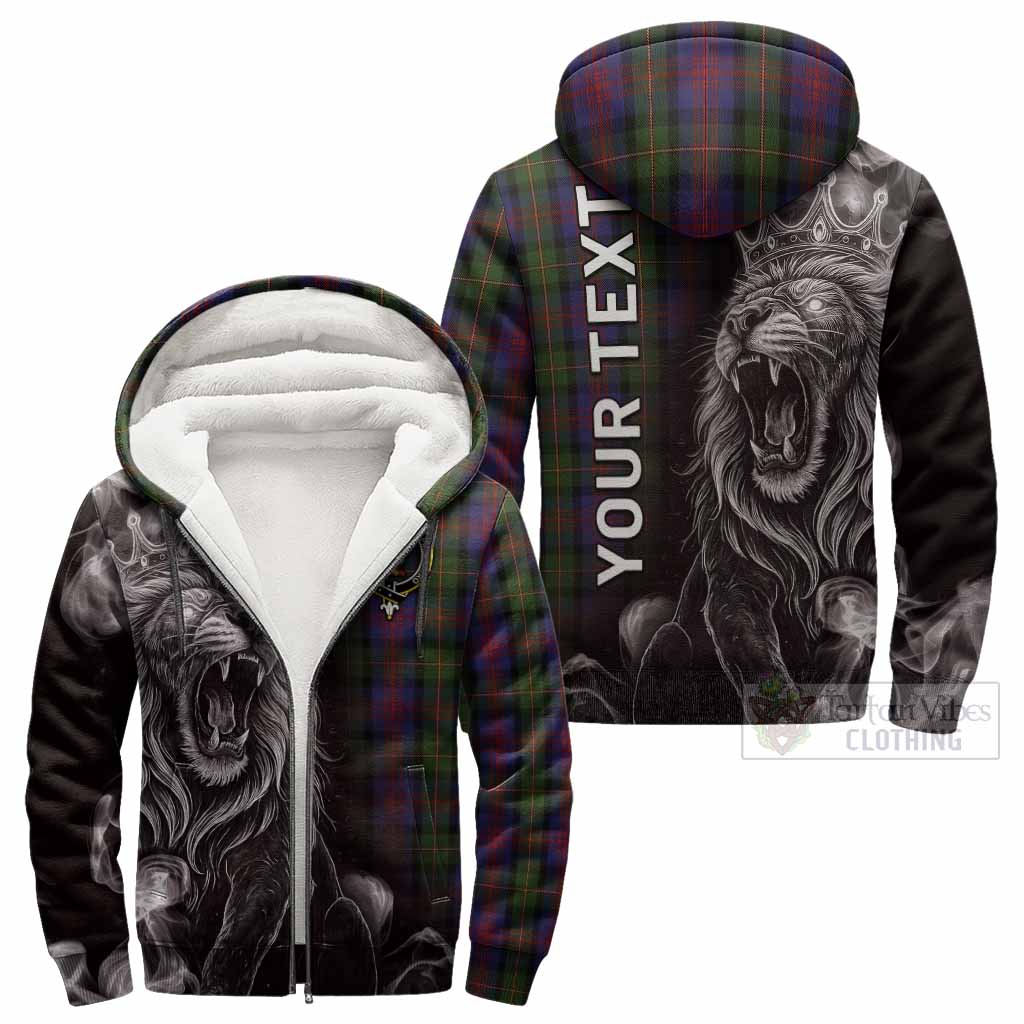 MacLennan (McLennan) Tartan Sherpa Hoodie Roaring Lion Heritage