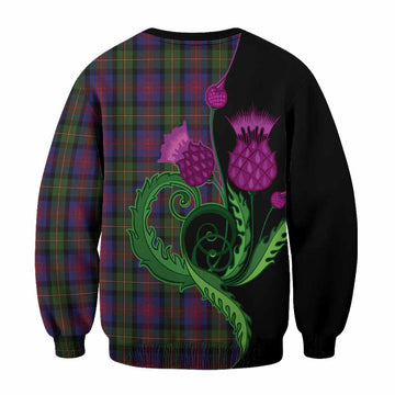 MacLennan (McLennan) Tartan Sweatshirt Traditional Scottish Thistle