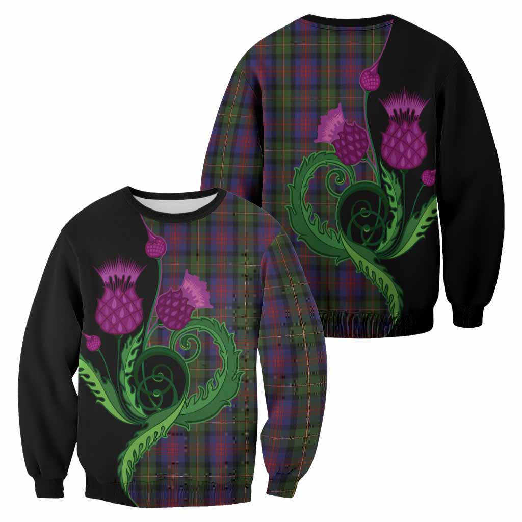 MacLennan (McLennan) Tartan Sweatshirt Traditional Scottish Thistle