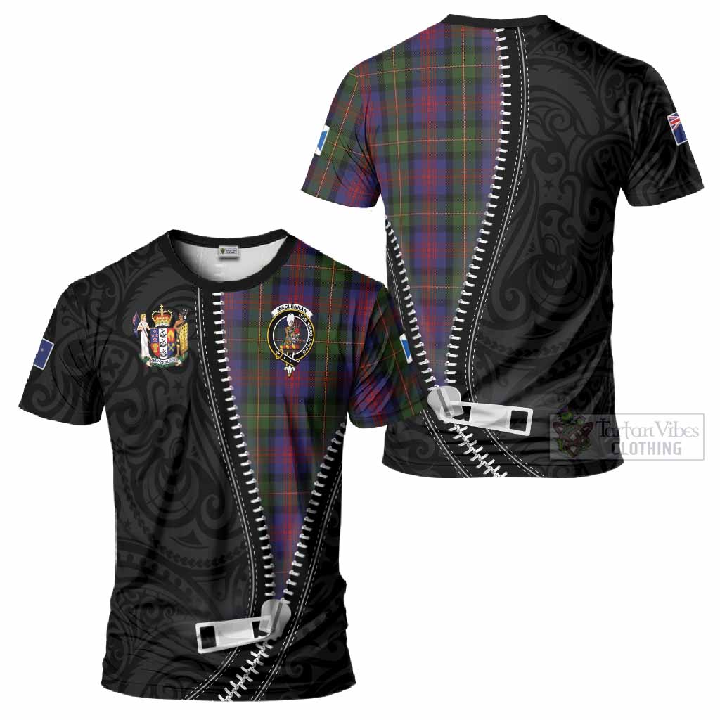 MacLennan (McLennan) Tartan T-Shirt New Zealand Pattern Unique Zipper Stylized