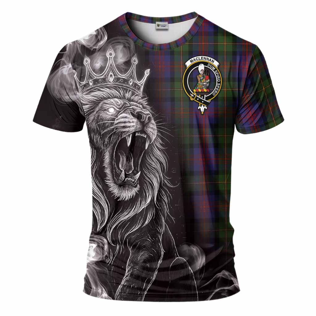 MacLennan (McLennan) Tartan T-Shirt Roaring Lion Heritage