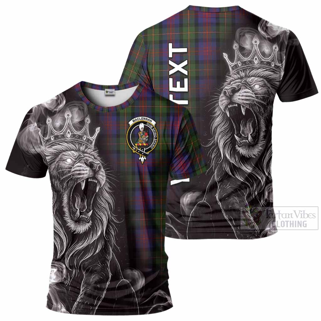 MacLennan (McLennan) Tartan T-Shirt Roaring Lion Heritage