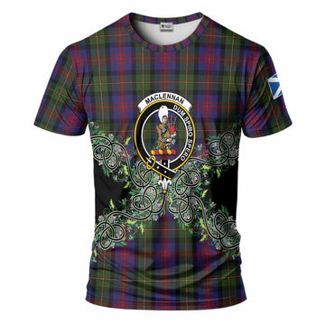 MacLennan (McLennan) Tartan T-Shirt Thistle Scottish Spirit
