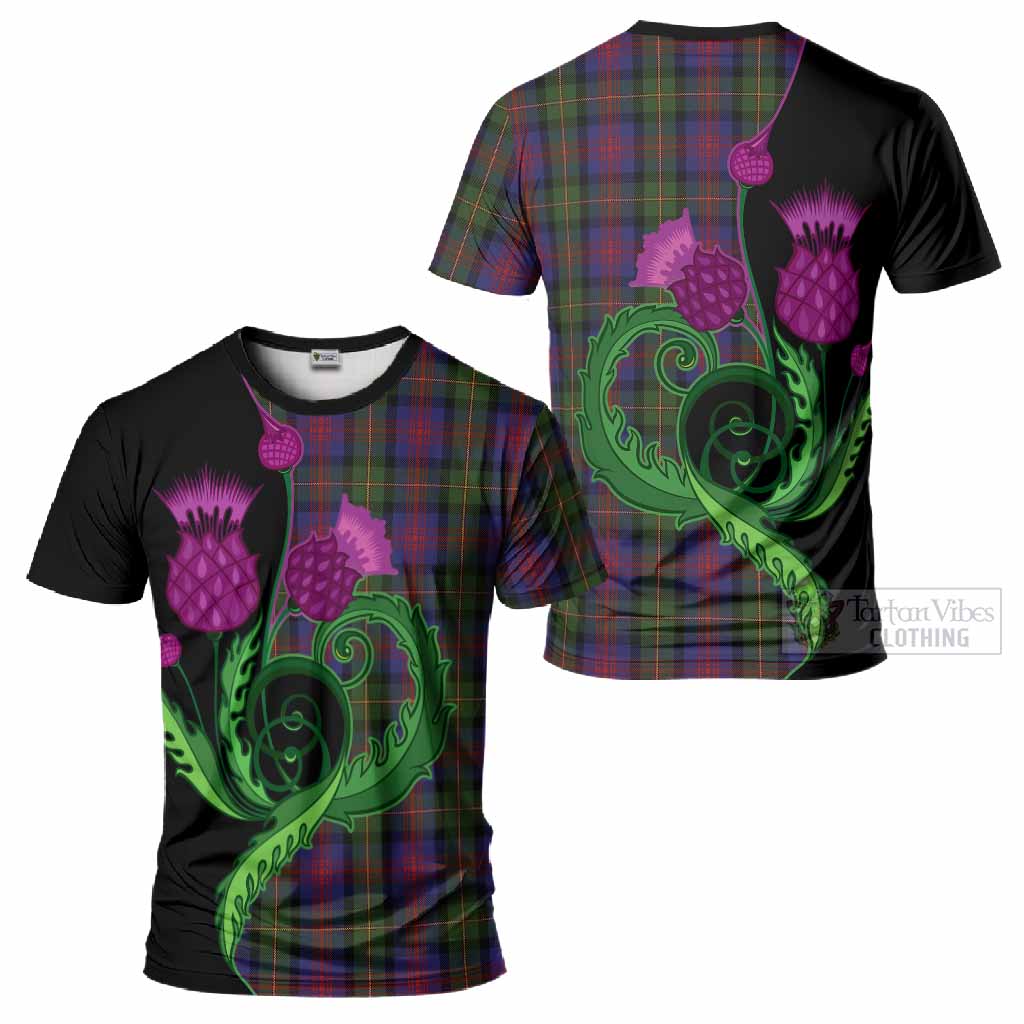 MacLennan (McLennan) Tartan T-Shirt Traditional Scottish Thistle