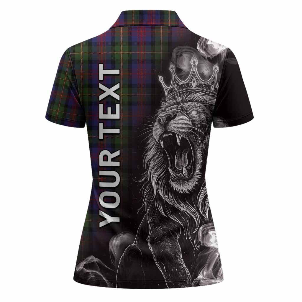 MacLennan (McLennan) Tartan Women Polo Shirt Roaring Lion Heritage