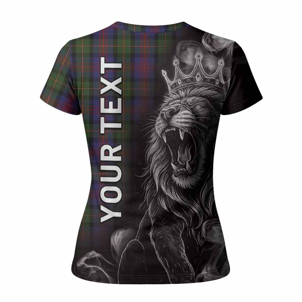 MacLennan (McLennan) Tartan Women T shirt Roaring Lion Heritage