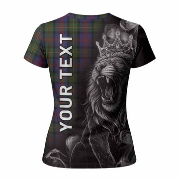MacLennan (McLennan) Tartan Women T shirt Roaring Lion Heritage