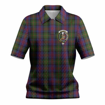 MacLennan (McLennan) Tartan Women’s Polo Sweater Top with Family Crest