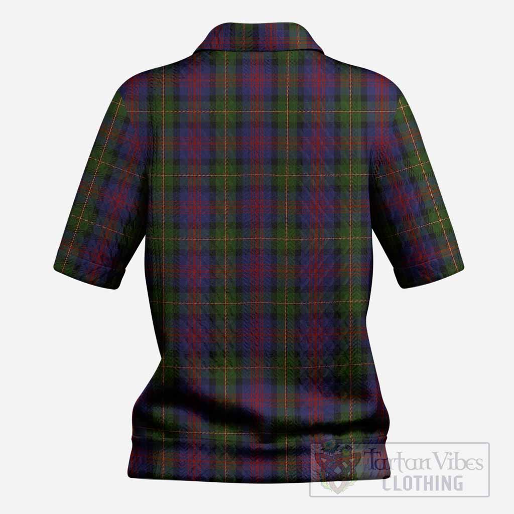 MacLennan (McLennan) Tartan Women’s Polo Sweater Top with Family Crest